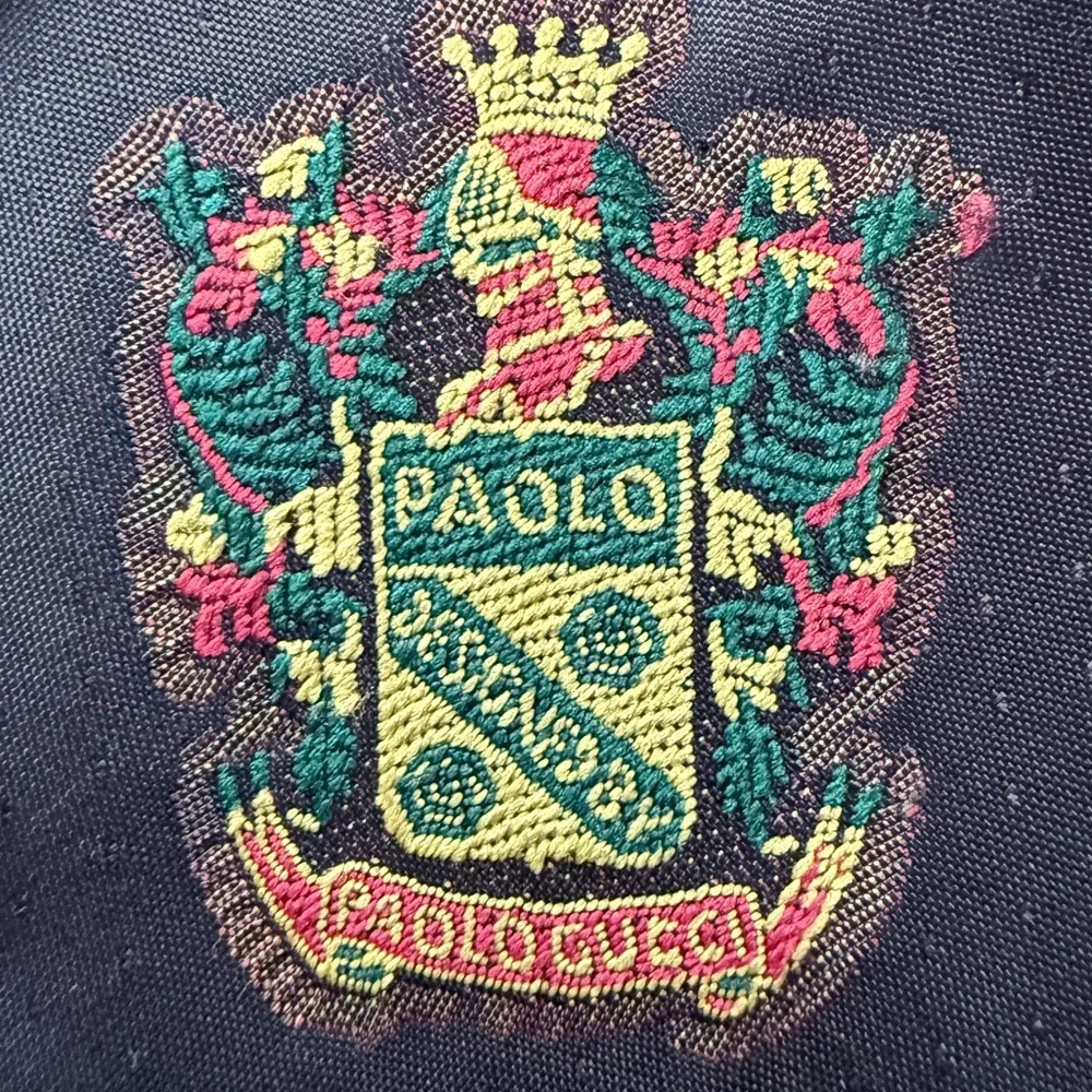 Paolo Gucci Rare Silk Teddy Bear 4” Tie